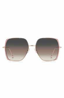 BOSS 58mm Gradient Square Sunglasses
