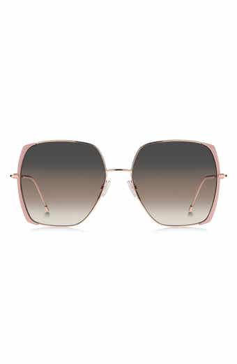 58mm Gradient Square Sunglasses