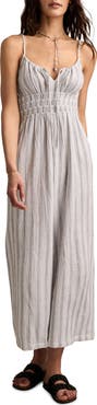 Lucky Brand Stripe Wide Leg Jumpsuit