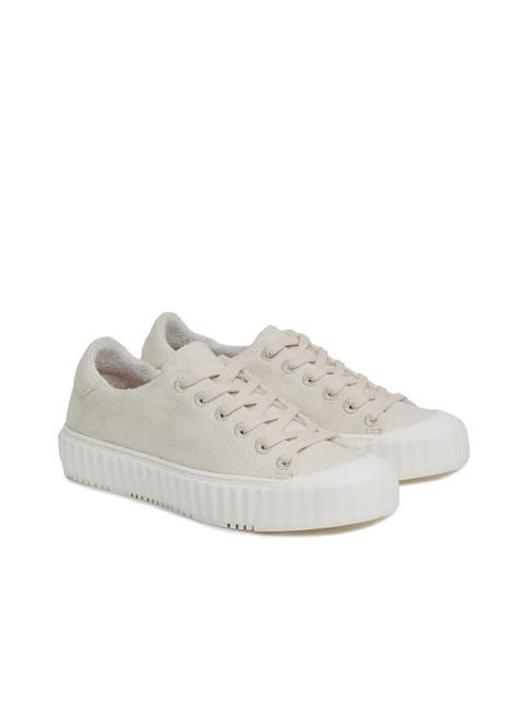 Lace Up Recyc Canvas Low Top Sneakers