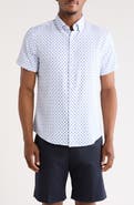 DENIM AND FLOWER Floral Geo Button-Down Shirt
