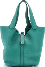 Pre-Owned Hermes Picotin Lock Bag Clemence MM