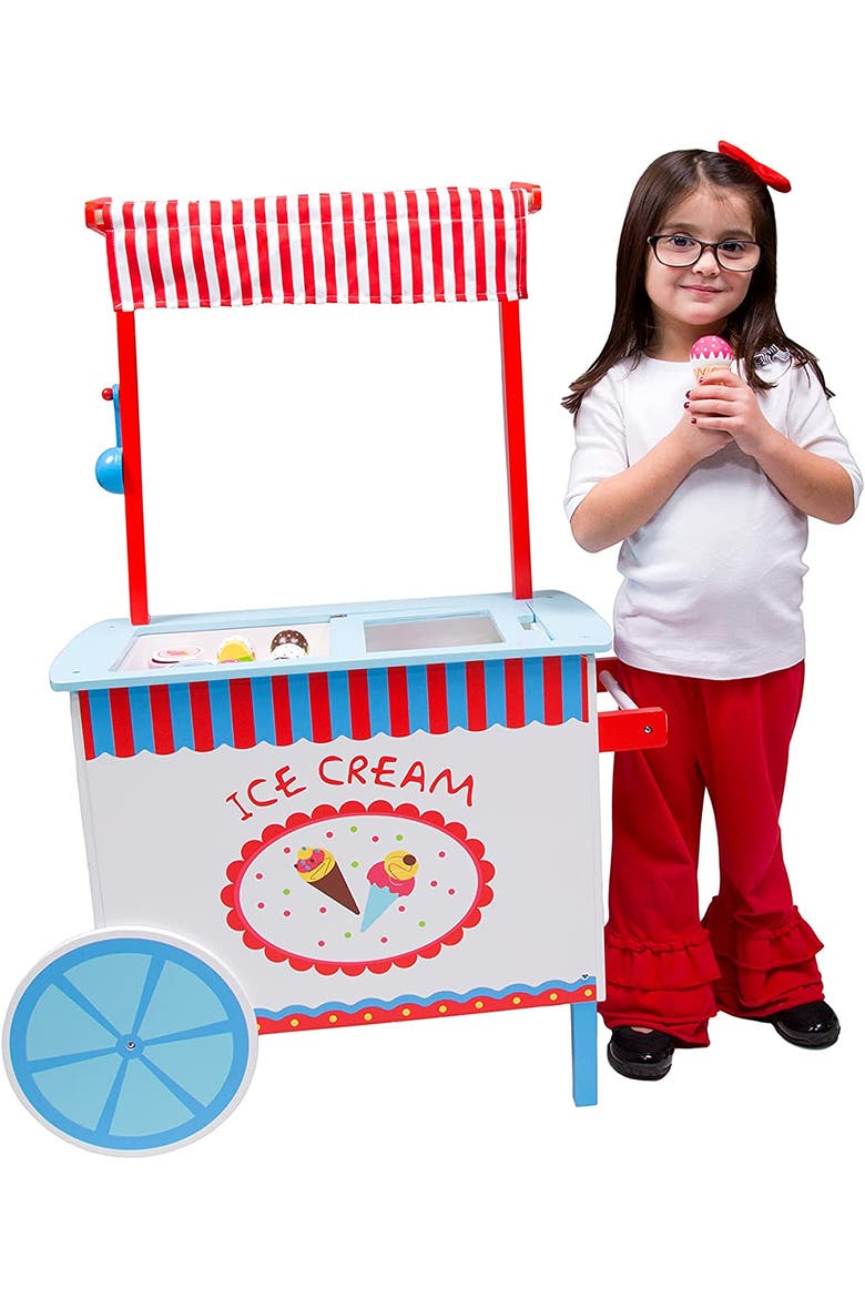 Ice Cream Cart Kids Playstand, Alternate, color, Pink