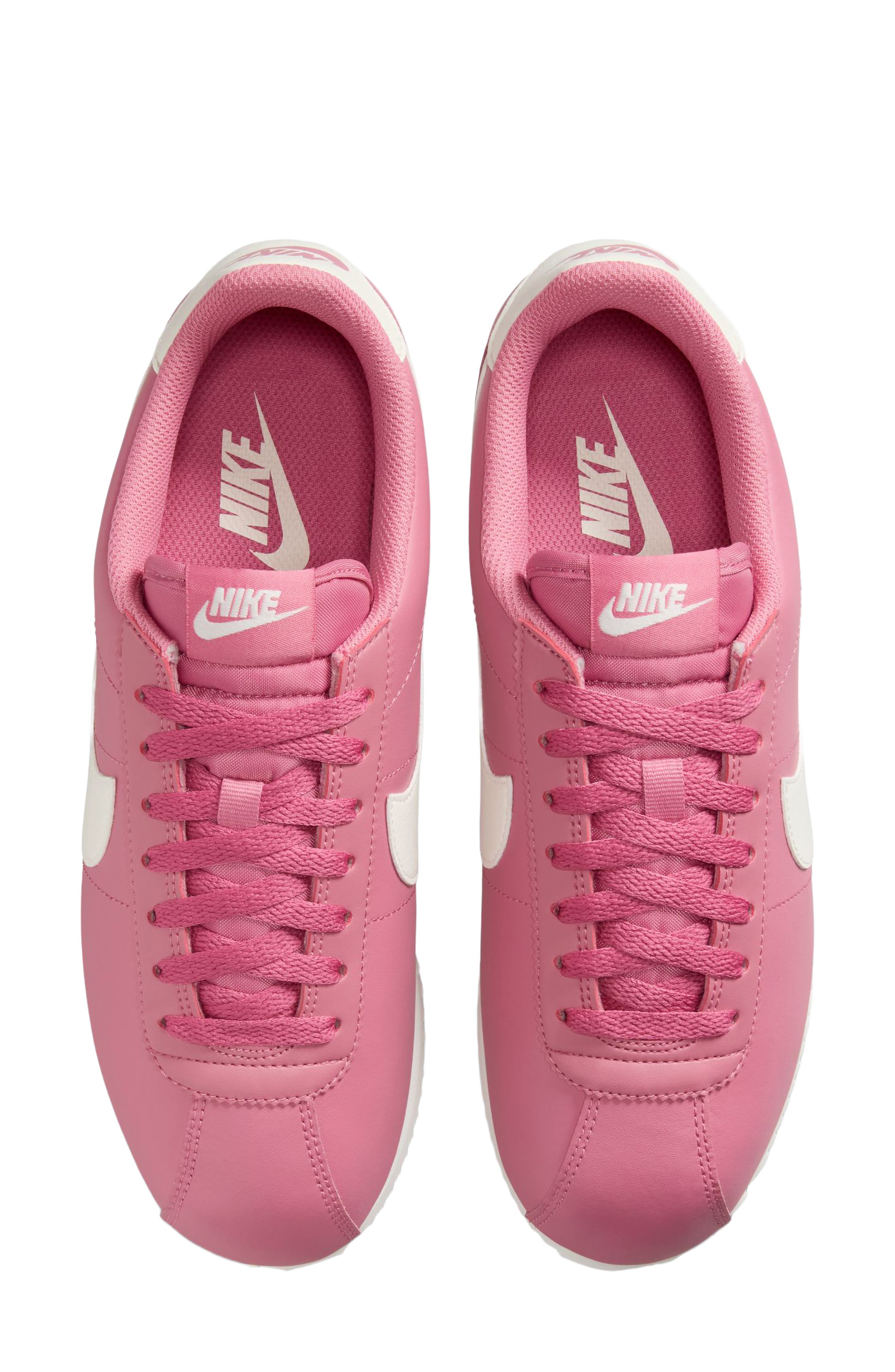 Nike Cortez Sneaker, Alternate, color, Peony/ Sail