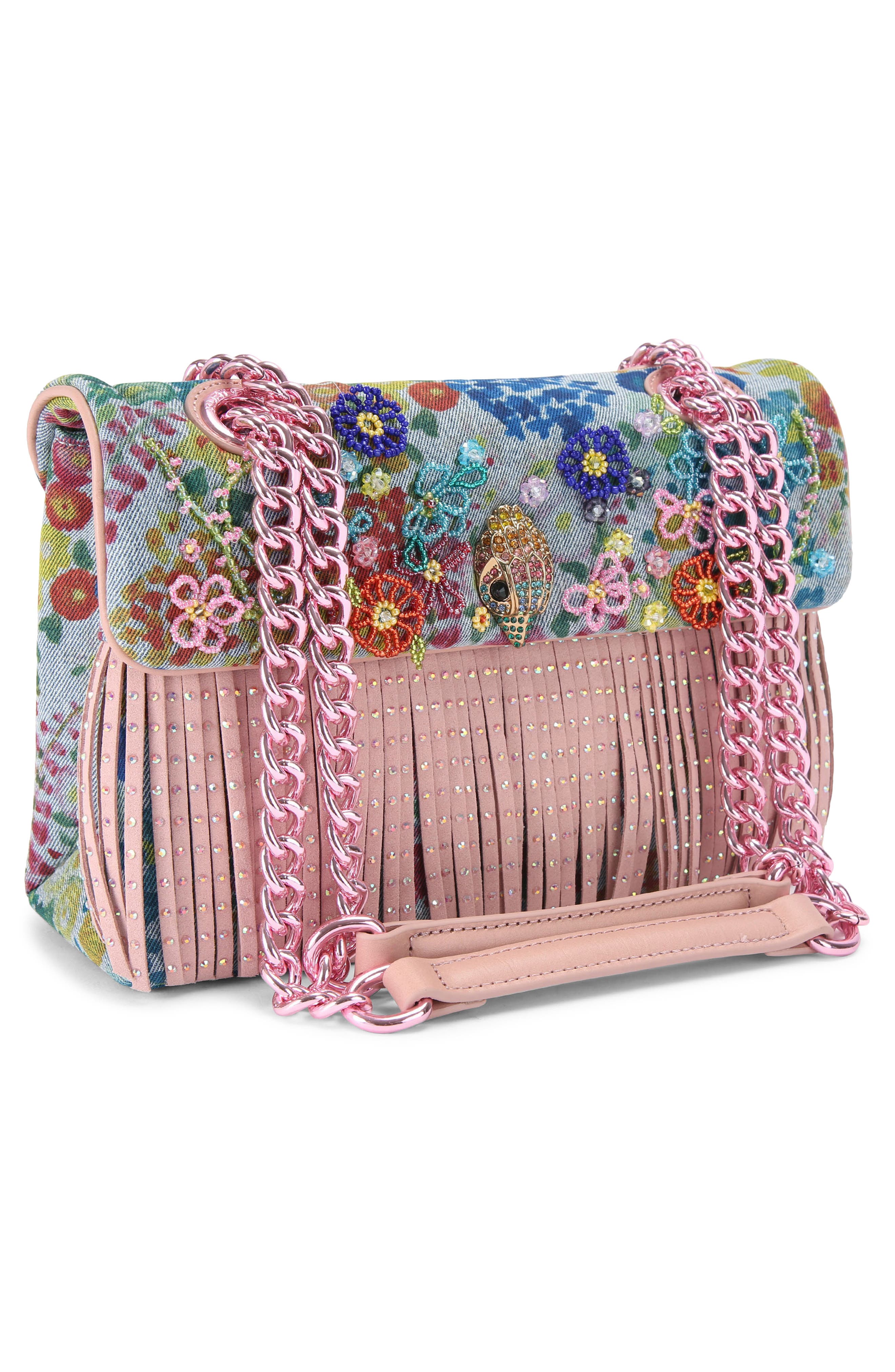 Kurt Geiger London Kensington Fringe Convertible Shoulder Bag, Alternate, color, 