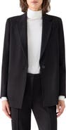 Akris punto Wool Tricotine Boyfriend Blazer