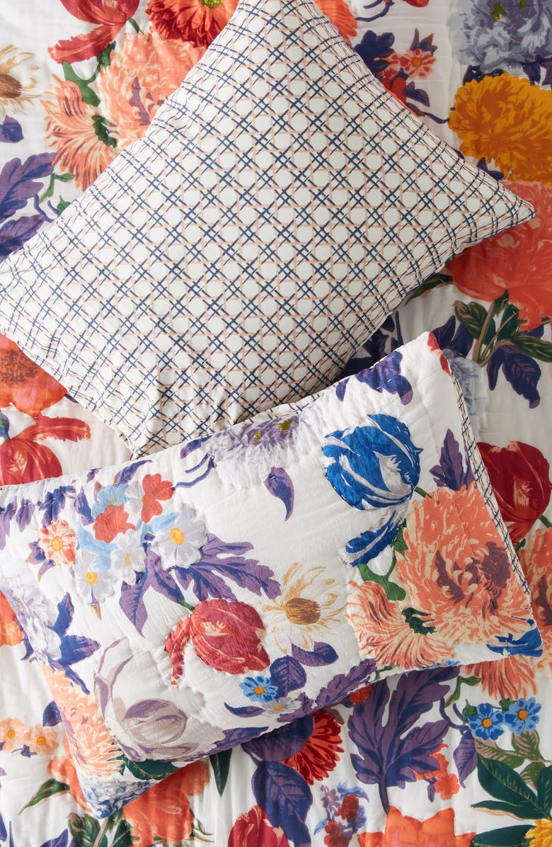 Anthropologie Home Anthropologie Agneta Set of 2 Reversible Shams, Main, color, 