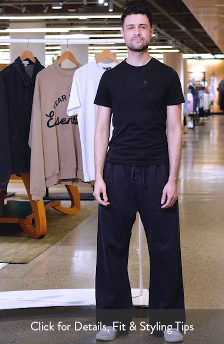 Classic Fit Training Logo Flare Leg Sweatpants, sales video thumbnail
