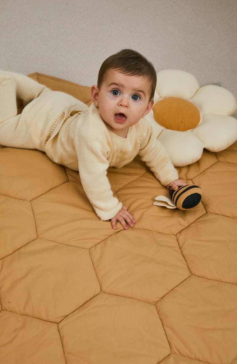 Lorena Canals Honeycomb Playmat, Alternate, color, Honey