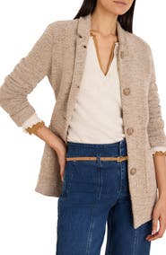 NIC+ZOE Tweed Stitch Sweater Jacket