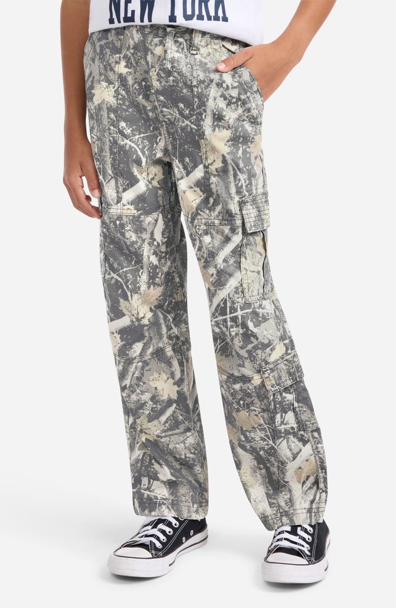 abercrombie kids Kids' Baggy Cargo Pants, Alternate, color, Medium Camo