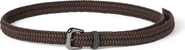 Brunello Cucinelli Braided belt with monili