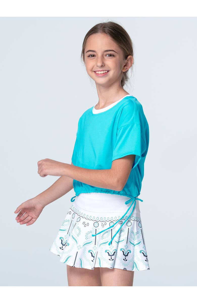 Lucky in Love Fab Short Sleeve, Alternate, color, Capri