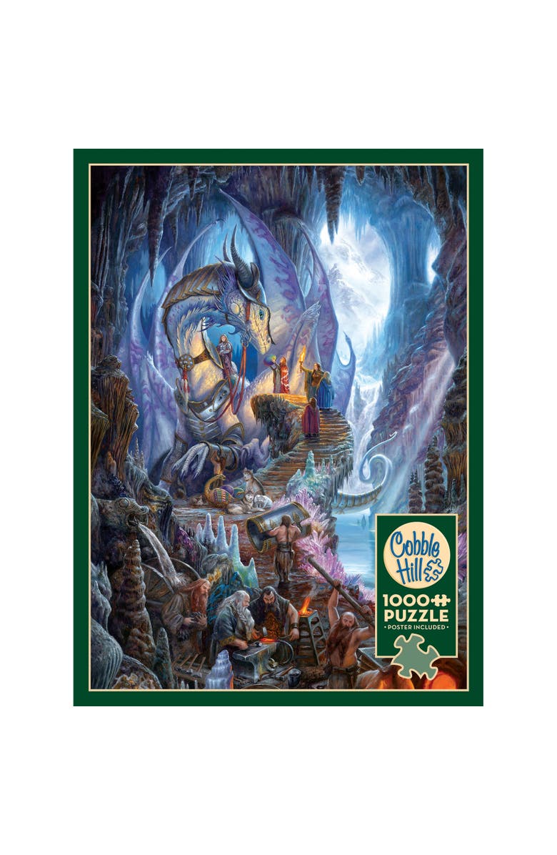 Cobble Hill Dragonforge 1000 Piece Puzzle, Alternate, color, Multicolored