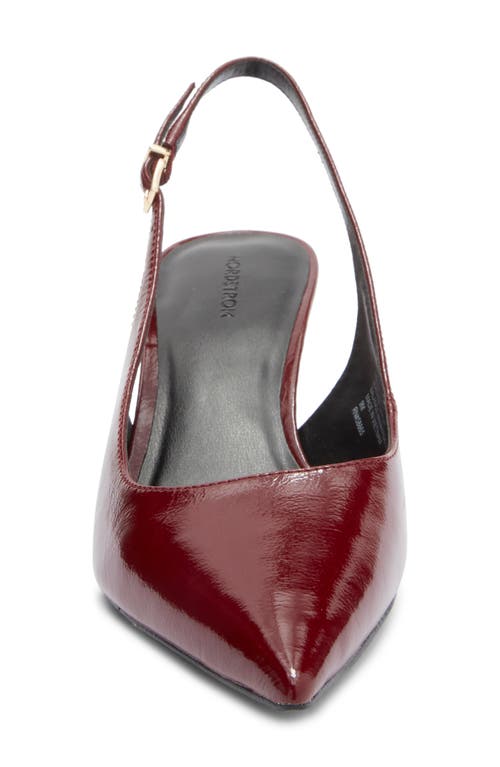 Nordstrom Liza Slingback Pointed Toe Pump In Brown