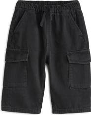 NEXT Kids' Baggy Denim Cargo Pants