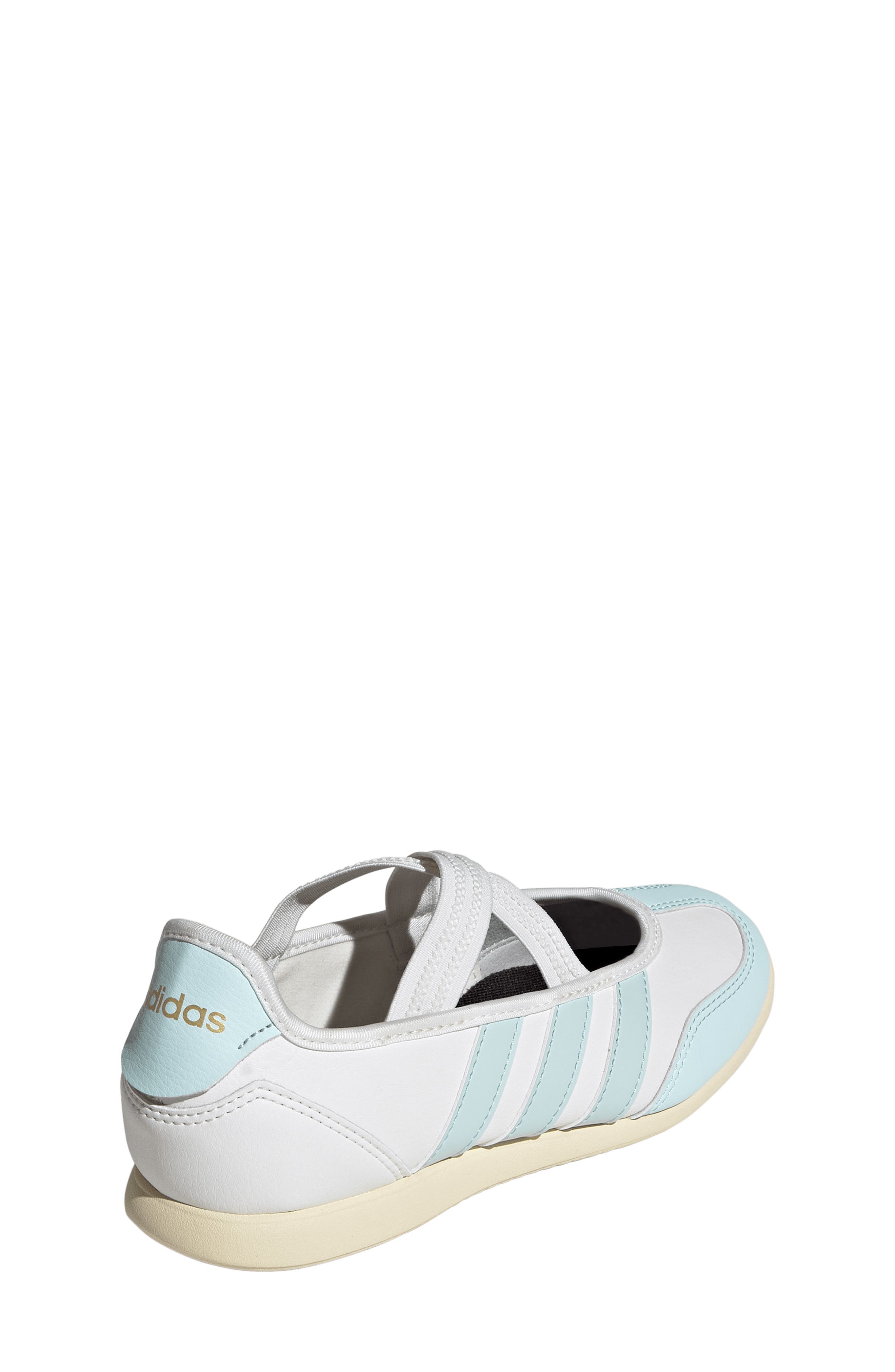 Kids' Barreda Mary Jane Flat, Alternate, color, CORE WHITE/ MINT/ VANILLA