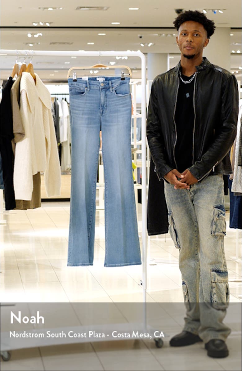 Good Legs Split Back Pocket Flare Jeans, sales video thumbnail