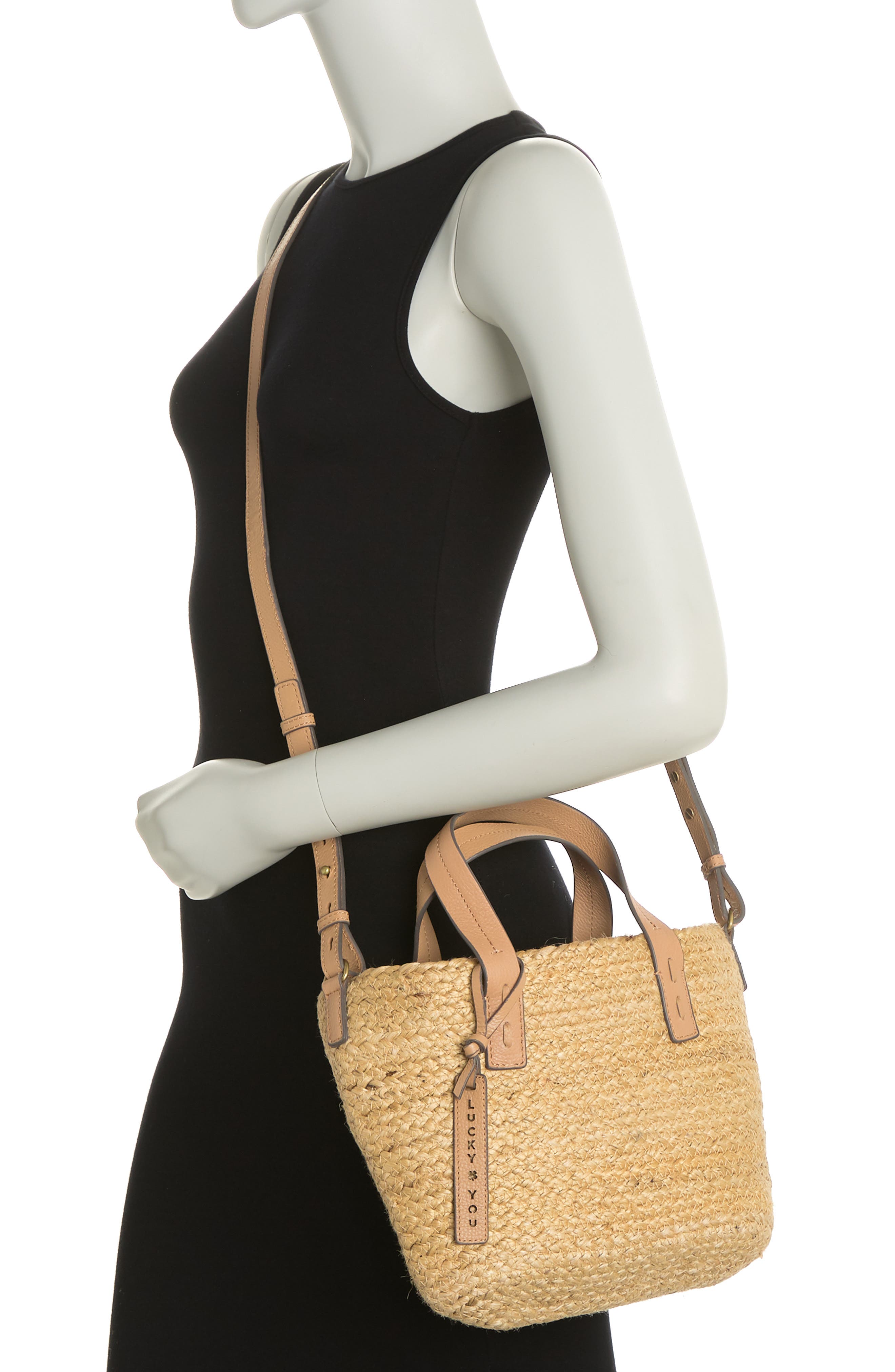 Lucky Brand Zati Jute Small Tote, Alternate, color, 