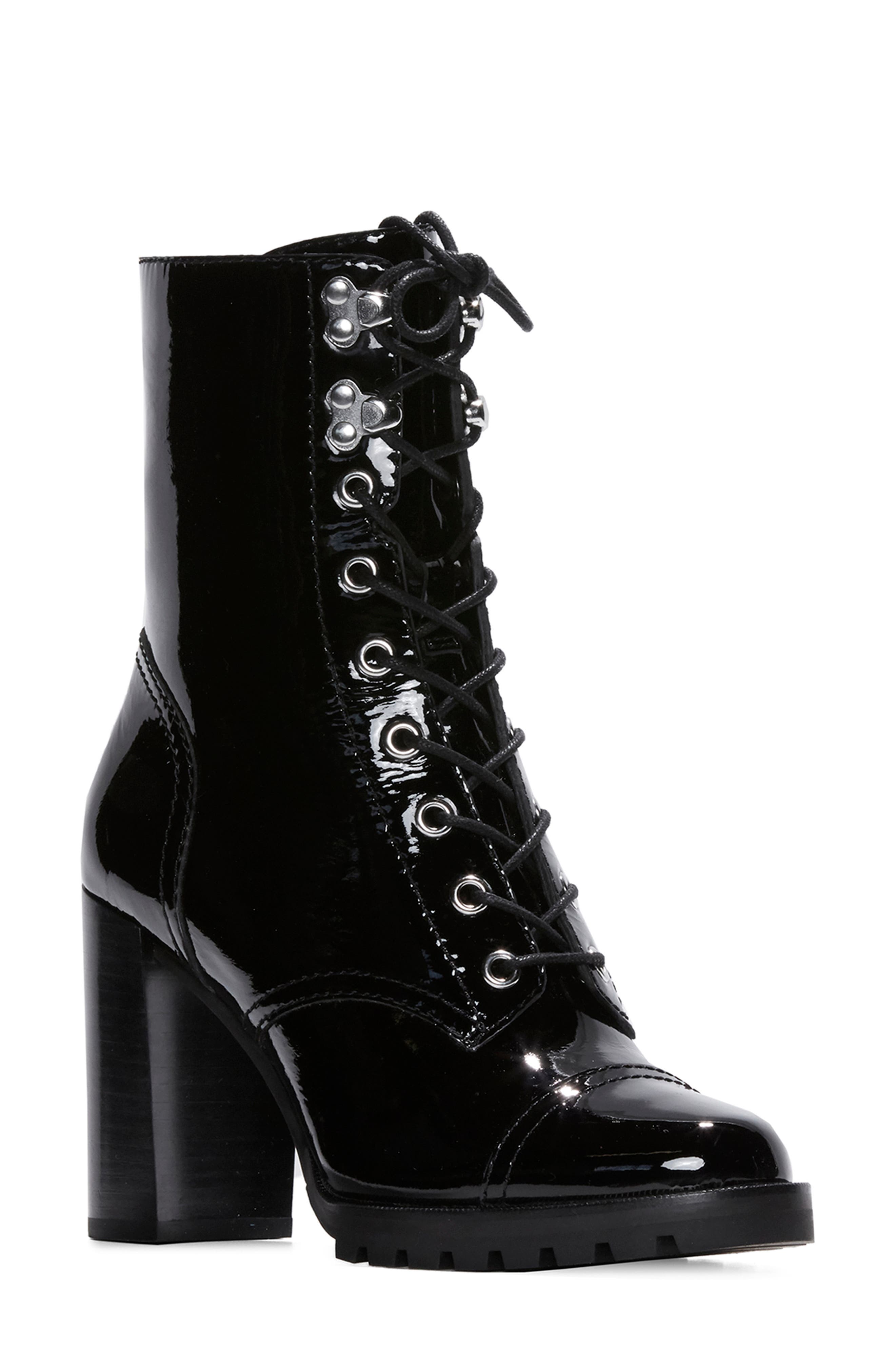 PAIGE Naomi Lace Up Bootie, Main, color, 