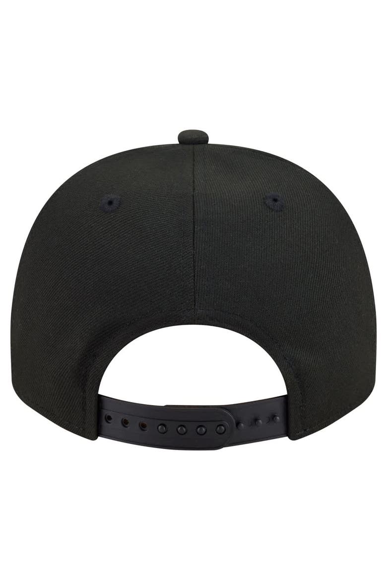 Men's New Era  Black Los Angeles Dodgers Motion A-Frame 9FIFTY Snapback Hat, Alternate, color, Black