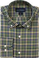 Scott Barber Check Prep Cotton Twill Button-Down Shirt
