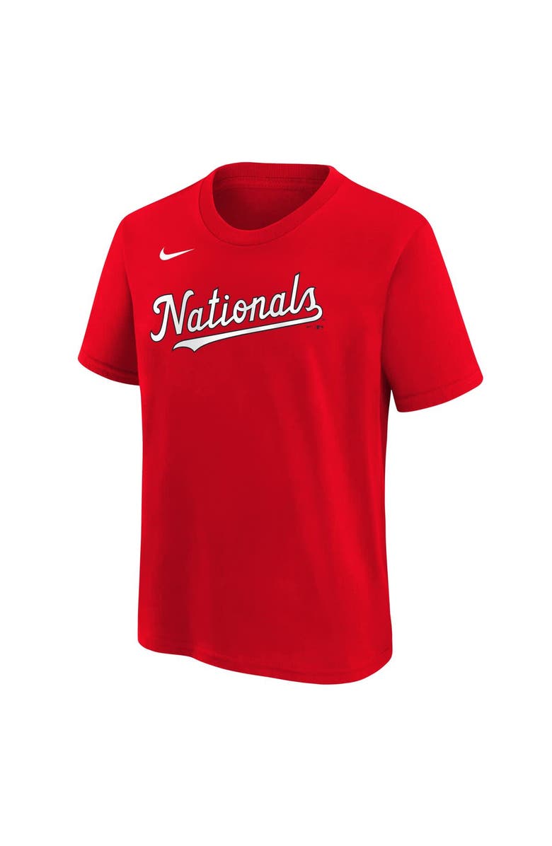 Nike Youth Nike Dylan Crews Red Washington Nationals Name & Number T-Shirt, Alternate, color, Red