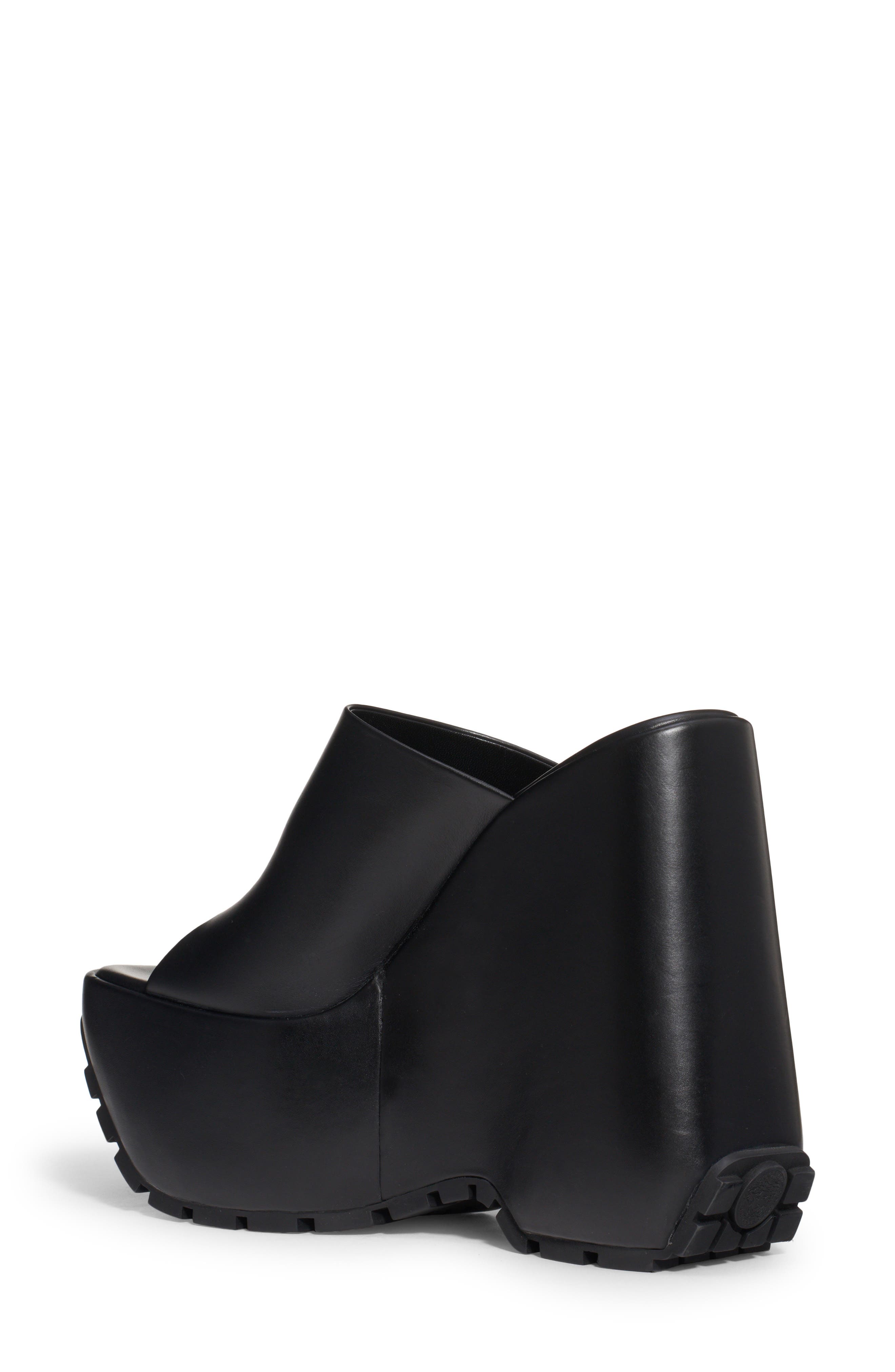 Versace Platform Wedge Slide Sandal, Alternate, color, 