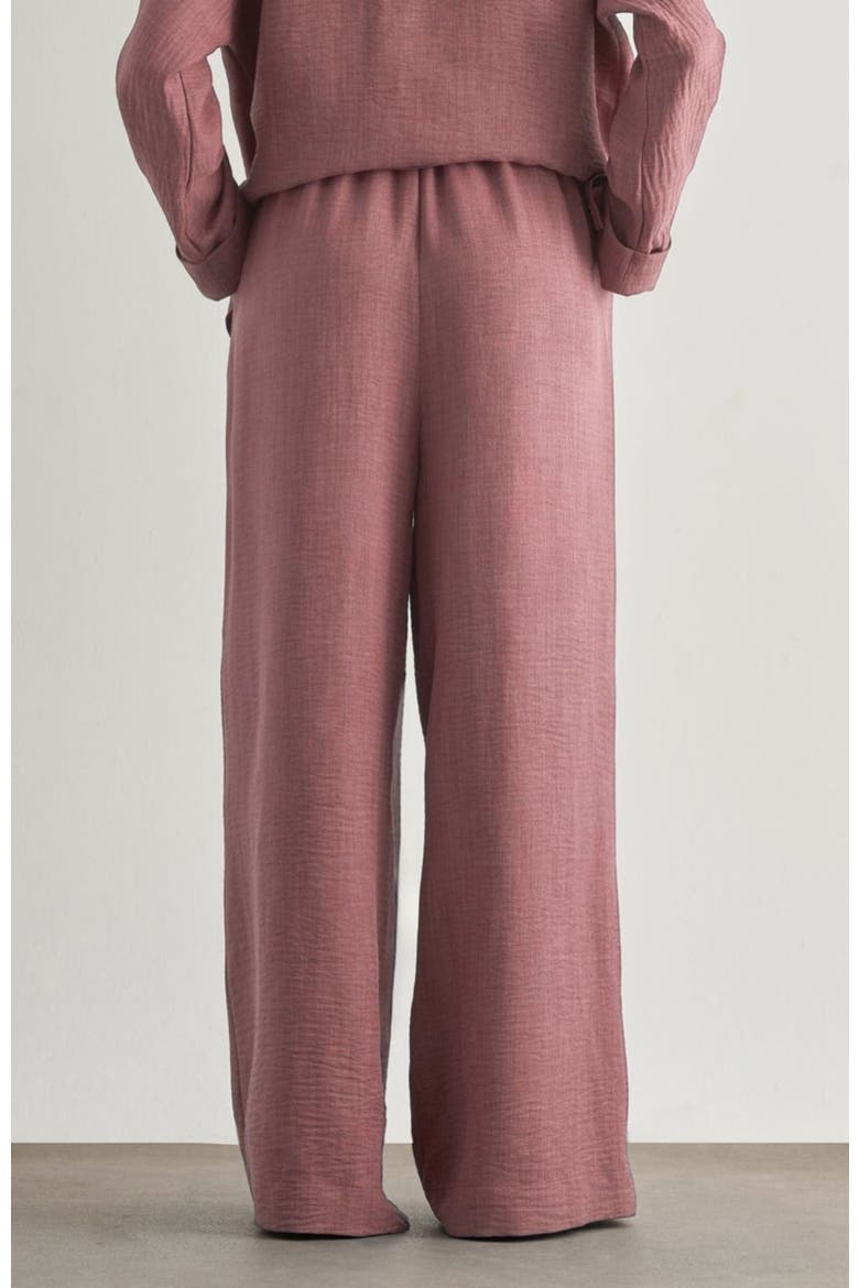 Wide-Leg Pants, Alternate, color, Powder