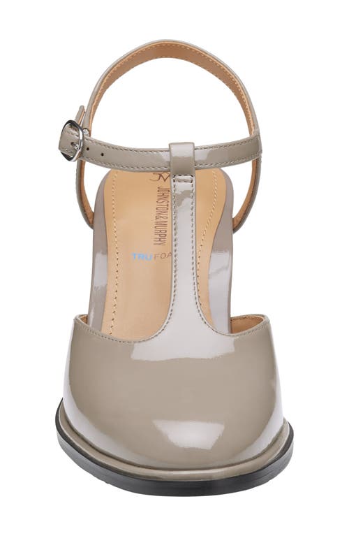 Johnston & Murphy Amy T-strap Pump In Gray
