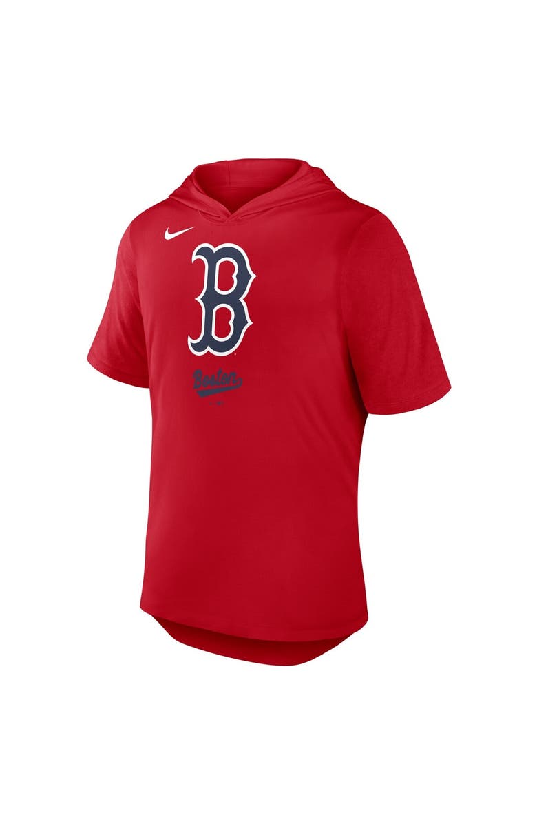 Nike Men's Nike Red Boston Red Sox Tri-Blend Hoodie T-Shirt, Alternate, color, 