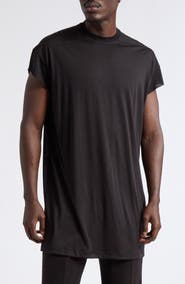 Rick Owens Bolan Cotton Twill Cutoff Jeans