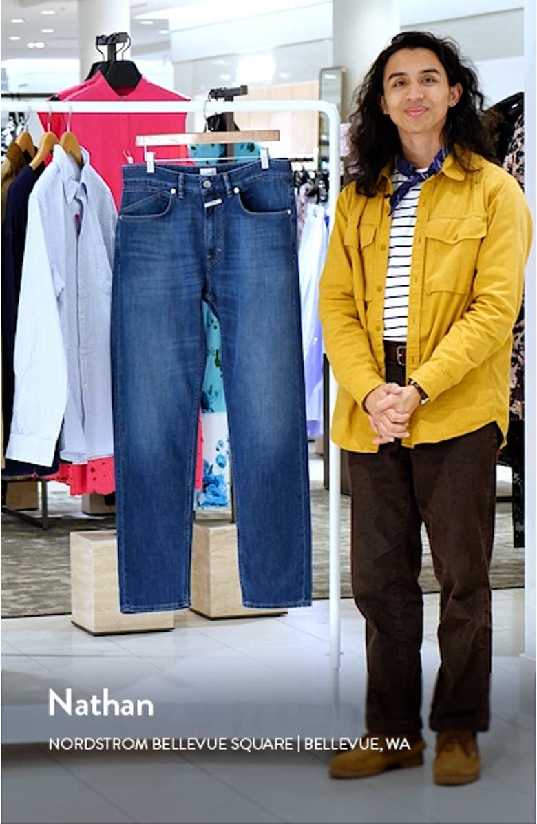 Cooper True Slim Organic Cotton Straight Leg Jeans, sales video thumbnail