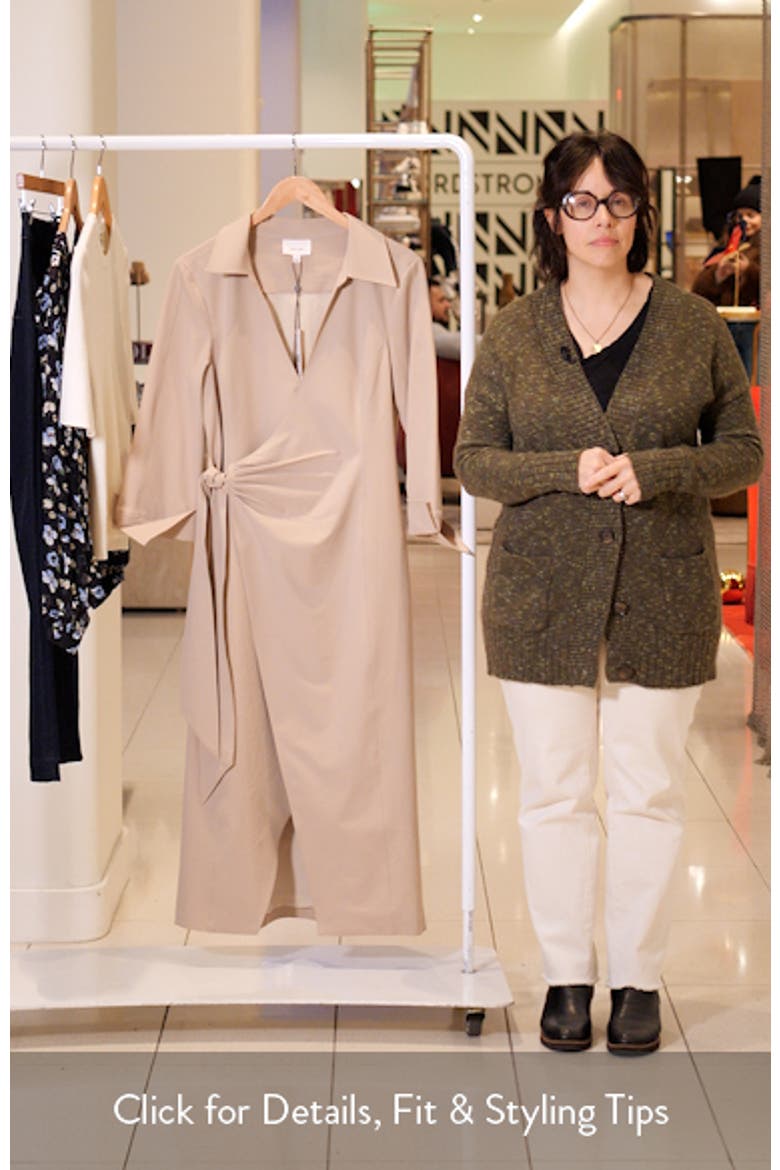 Cayleigh Wrap Midi Dress video