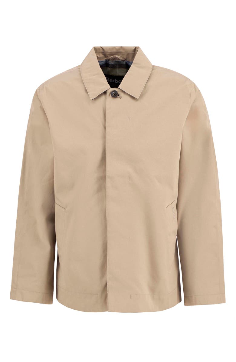 Barbour Rokig Waterproof Short Jacket, Alternate, color, Washed Stone/ Highliand Lake