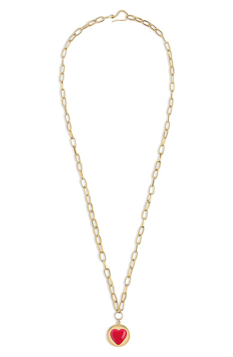Wilhelmina Garcia Heart Pendant Necklace, Main, color,