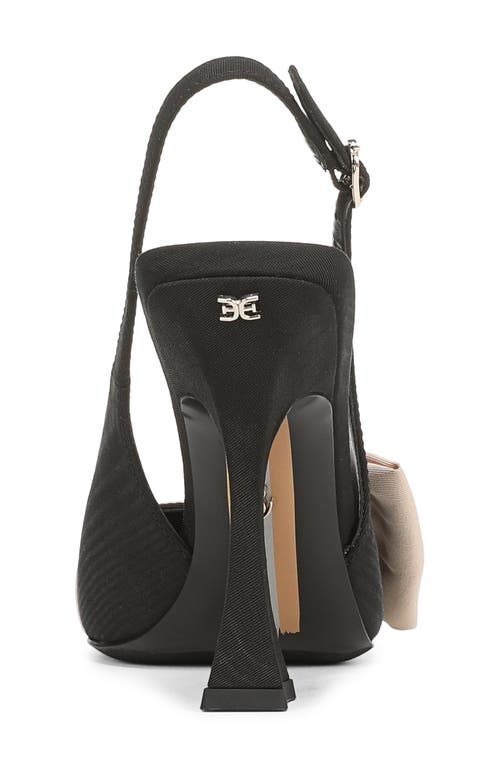 Sam Edelman Onia Pointed Toe Slingback Pump In Black