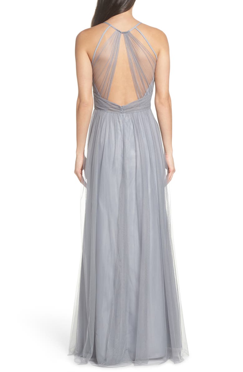 Hayley Paige Occasions English Net Gown, Alternate, color, 