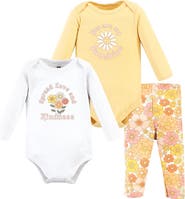 Hudson Baby Cotton Bodysuit and Pant Set