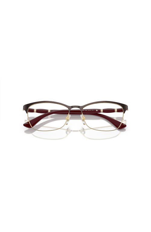 Vogue Eyewear 52mm Cat Eye Optical Glasses In Red