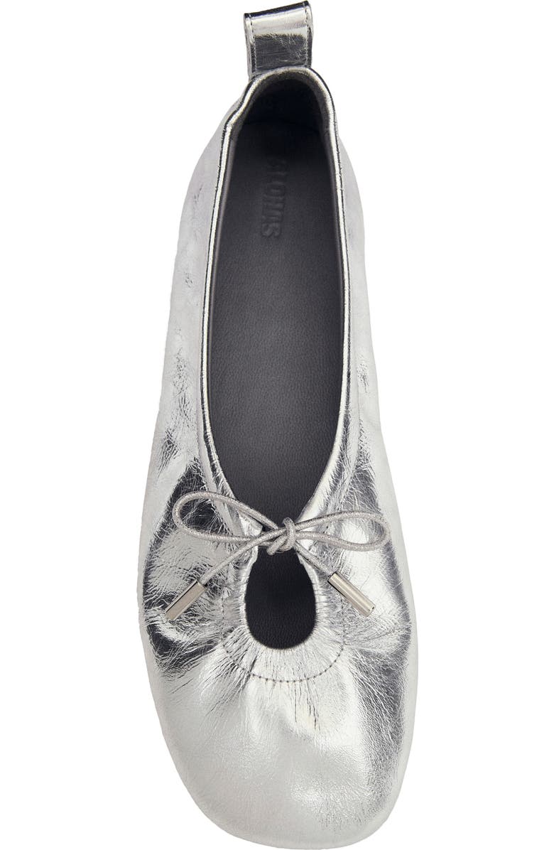 ALOHAS Rosalind Ballet Flat, Alternate, color, Shimmer Silver