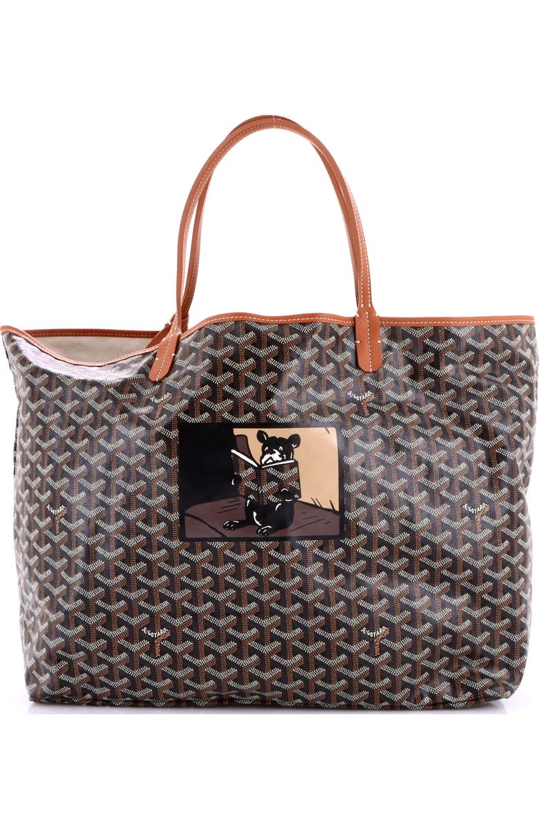 Pre-Owned Goyard Saint Louis Tote Printed Coated Canvas GM, Main, color, Print