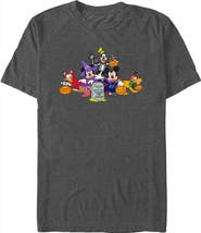 Mickey & Friends Men's Mickey & Friends Halloween Group Shot  Graphic T-Shirt