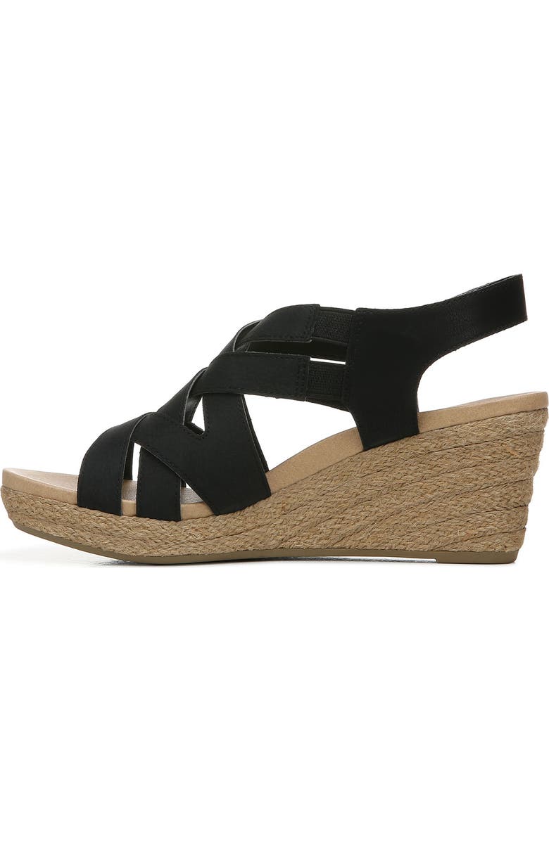 Dr. Scholl's Dr. Scholls Everlasting Leather Espadrille Wedge Sandal, Alternate, color,