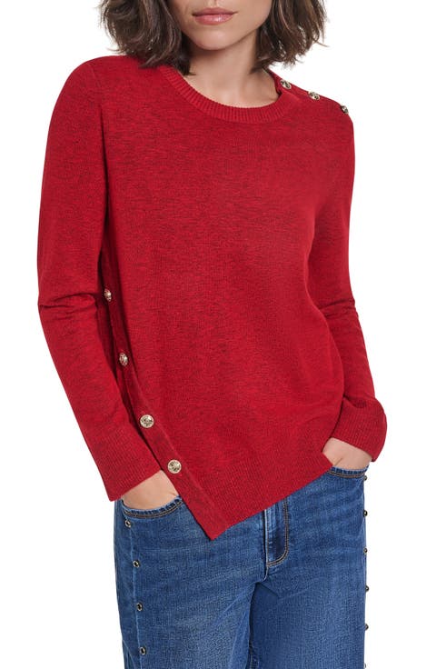 Button Detail Sweater