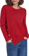 KARL LAGERFELD PARIS Button Detail Sweater