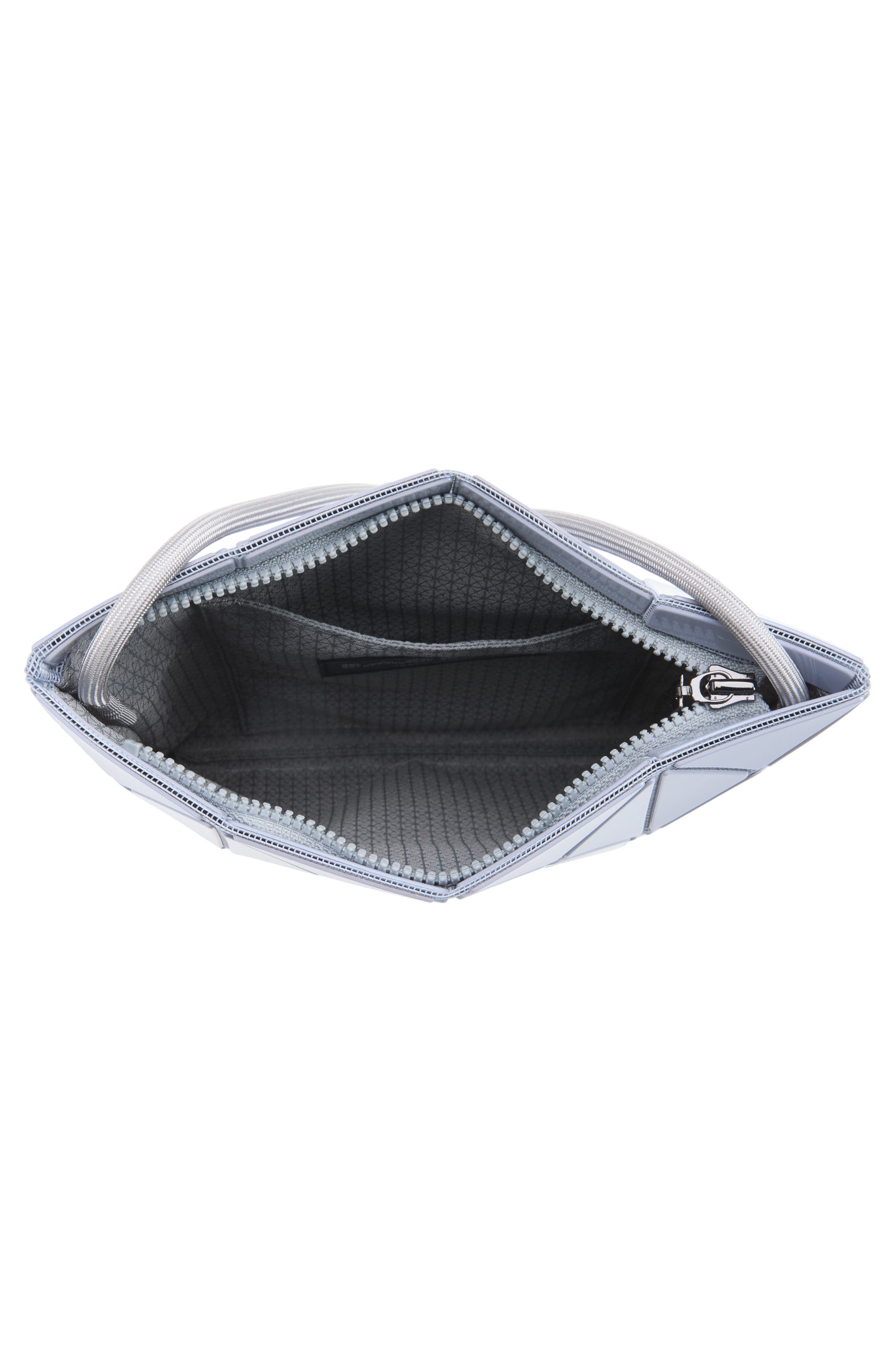 Lucent One Tone PVC Crossbody Bag, Alternate, color, BLUE GRAY