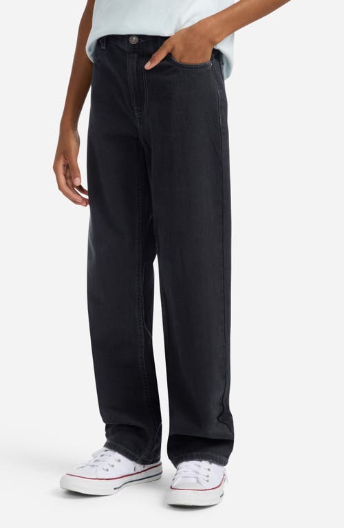 Abercrombie Kids Kids' Baggy Fit Jeans In Black