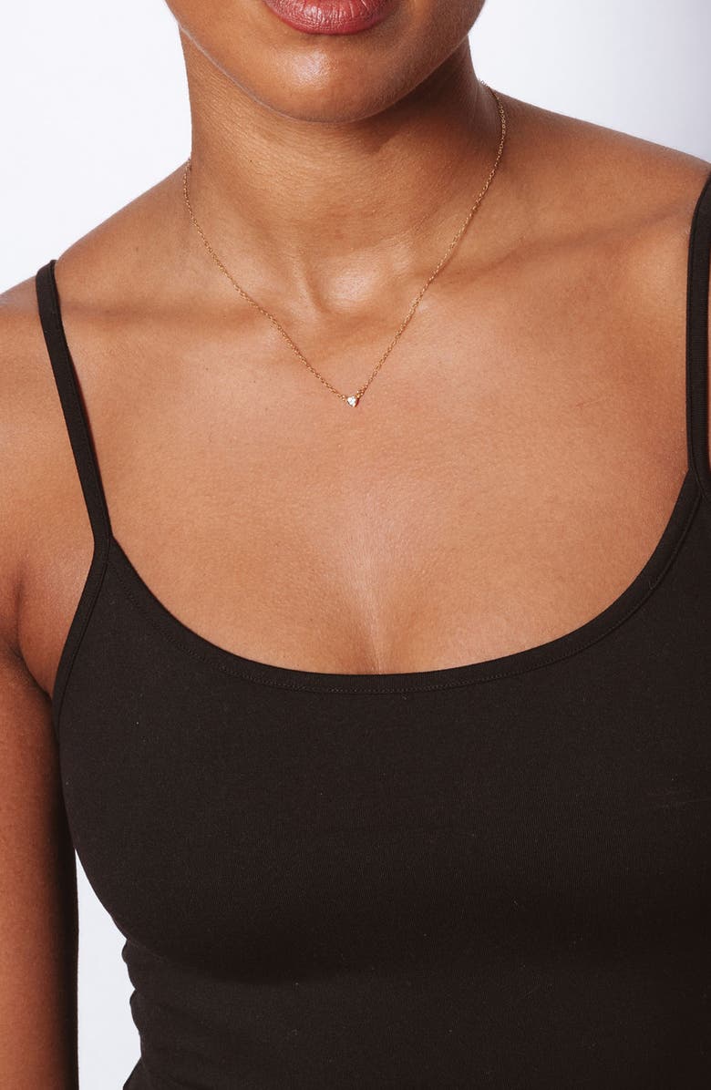 Set & Stones Sarah Heart Pendant Necklace, Alternate, color, Gold