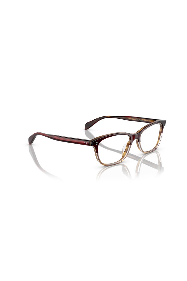 52mm Square optical glasses, Alternate, color, Red